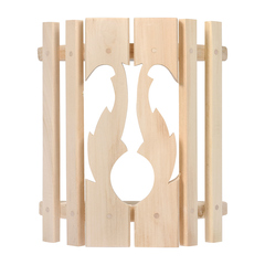 Абажур для светильника, настенный, липа, 30х10х36см 