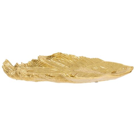 Декоративное блюдо (25,5*13*3,5 см) - Золото - купить 1