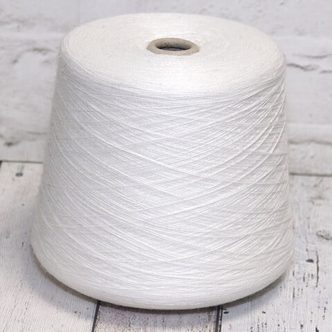 Меринос (50%) с акрилом ALPES ORTENSIA 2/28 белый молочный