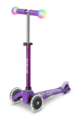 Самокат Mini Micro Deluxe Magic LED сиреневый