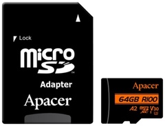 Карта памяти Apacer AP64GMCSX10U8-R 64 Гб