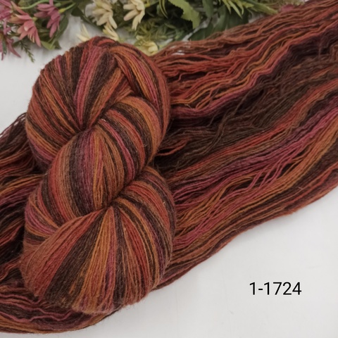 Дундага 6/1 шерсть секционного окрашивания 01-1724 420м/100гр