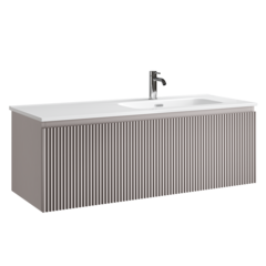 Sancos SNR1.0120RSM Тумба подвесная SANCOS Snob R 1.0 1195х445х406, c одним ящиком оснащенным доводчиками, Doha Soft , арт.SNR1.0120RSM фото