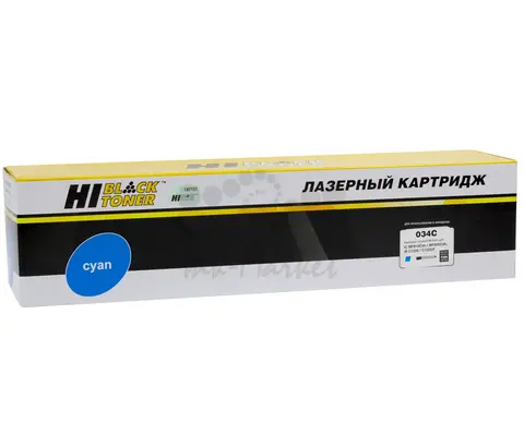 Тонер-картридж Hi-Black (HB-№034 C) для Canon iR Adv C1225/C1225iF/MF810/820, C, 7,3K