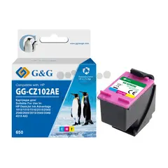 Картридж струйный G&G GG-CZ102AE 650 многоцветный (18мл) для HP DeskJet 1010, 10151515, 1516