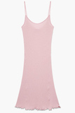 Розовое неглиже на тонких лямках Zimmerli