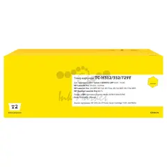 TC-H312/352/729Y Картридж T2 для HP CLJ Pro CP1025/M175/M176/M177/Canon LBP7010 (1000 стр.) Желтый, с чипом