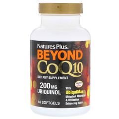 Nature's Plus, Beyond CoQ10, убихинол, 200 мг, 60 капсул
