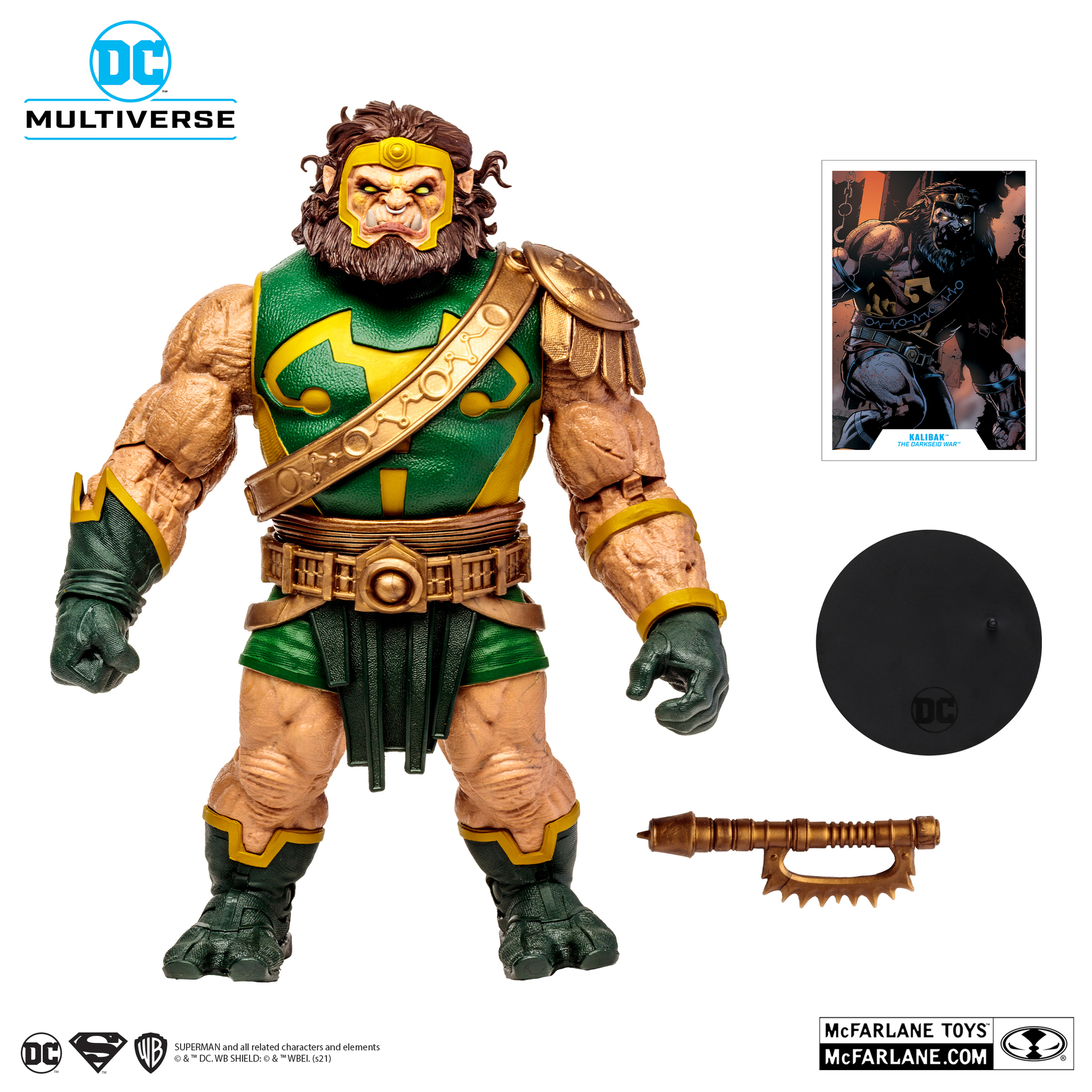 Фигурка Калибак: купить коллекционную игрушку DC Multiverse Kalibak The  Darkseid War в интернет магазине Toyszone.ru