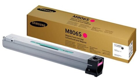 Тонер-картридж Samsung CLT-M806S оригинальный пурпурный Magenta 30K для Samsung MultiXpress SL-X7400GX-XEV, SL-X7500GX, SL-X7600GX
