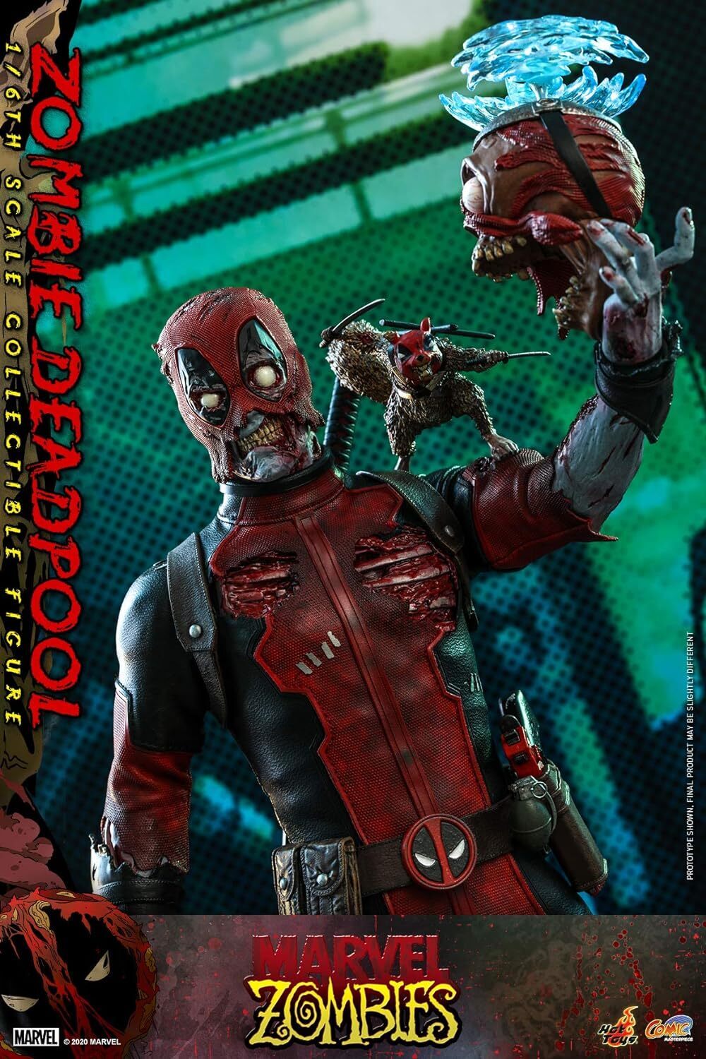 Фигурка Hot Toys Marvel Comic Masterpiece Series: Zombie Deadpool