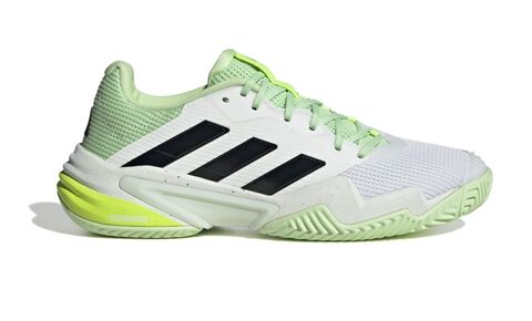 Теннисные кроссовки Adidas Barricade 13 M - cloud white/semi green spark/core black