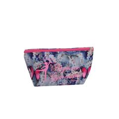 бабочки цветы синий серый