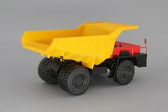 BELAZ-540A dump truck red-yellow 1:43 Nash Avtoprom