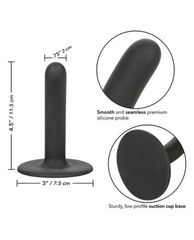 Черный анальный стимулятор Boundless 4.5” Slim Probe - 11,5 см. - 