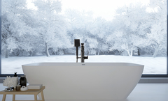 Смеситель для ванны напольный Lemark Bronx - LM3744BL