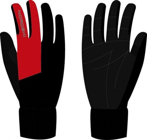 перчатки NORDSKI NSU115190 Activ Black/Red WS