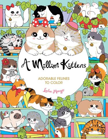 A Million Kittens. Coloring Book