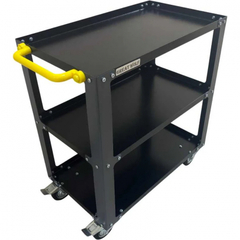 Инструментальная тележка GWT-G3 Great Wolf, 3 полки, колеса с тормозом, серая