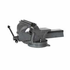 Тиски слесарные поворотные КОБАЛЬТ стальные ширина губок 200 мм, захват 200 мм, 16.5 кг, наковальня, коробка (Арт. 248-993)