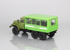 ZIL-131 shift work bus khaki-green 1:43 DeAgostini Auto Legends USSR Trucks #27