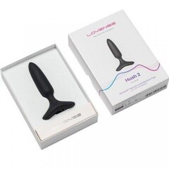 Анальная вибропробка Hush 2 второго поколения с управлением на расстоянии от Lovense (XS: 25*120 мм.)