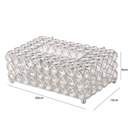 Салфетница Kassatex Crystal Round Silver