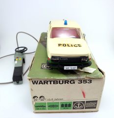 Wartburg 353 police with remote control DDR VEB Piko Anker 1:15