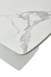 фото 9 Стол ALATRI 120 GLOSS STATUARIO WHITE SOLID CERAMIC / WHITE, DISAUR на profcook.ru