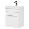 Aquanet 254069 Тумба с раковиной Августа 50 (Moduo Slim) цв. белый (254069)