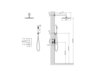 Aquatek AQ1272BG AQ1272BG ОБЕРОН Set 3 в 1 душевой комплект, шлиф. золото