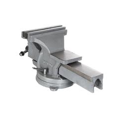 Тиски слесарные поворотные КОБАЛЬТ стальные ширина губок 200 мм, захват 200 мм, 16.5 кг, наковальня, коробка (Арт. 248-993)