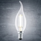 Лампа LED филаментная прозрачная Eglo CLEAR LM-LED-E14 4W 350Lm 2700K CF35 11497 2