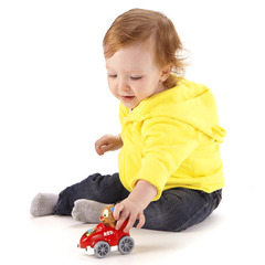 Fisher Price Друзья на гоночных машинках (в ассортименте) (DHV43)