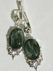 Пилея (серьги из серебра)