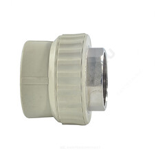 Муфта PP-R комбинированная под ключ серая Дн 40х1 1/4" ВР VALFEX 10134040Г