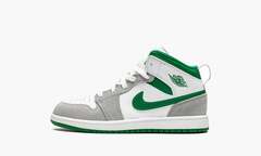 Air Jordan 1 Mid SE PS "White Pine Green Smoke Grey"