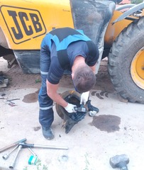 Ремонт бортовой экскаватора погрузчика | ремонт бортового редуктора