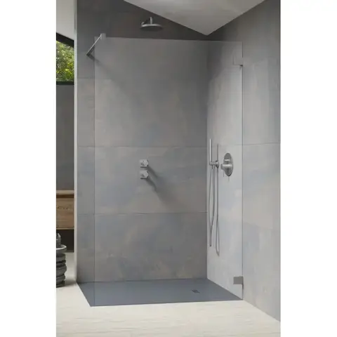 Radaway 10103145-91-01 Essenza Pro Brushed Nickel Walk-in 145