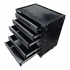 Инструментальная тележка GWT-G6 (6 ящиков, колеса с тормозом, серая)