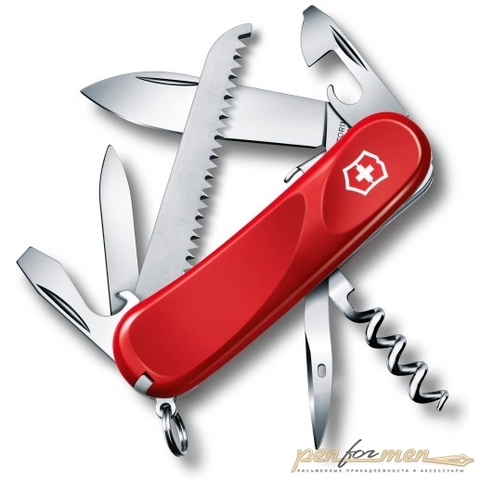 Нож перочинный Victorinox Evolution 85мм 14 функций красный (2.3813.SE)