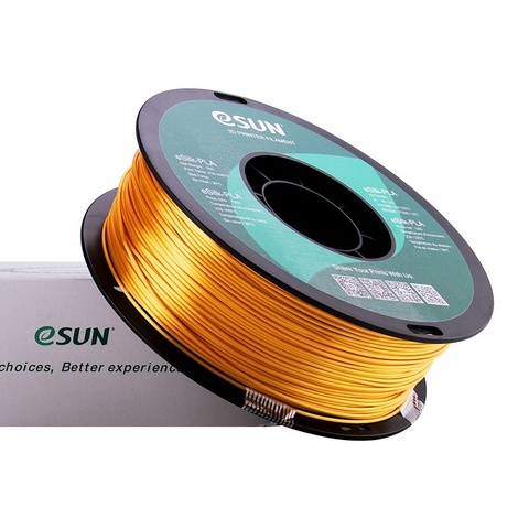Катушка пластика eSilk-PLA Esun, 1.75 мм, 1 кг, золотая