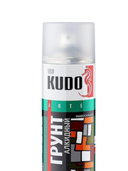 Грунт алкидный аэрозольный Kudo KU-2001, 520 мл, серый, 22070
