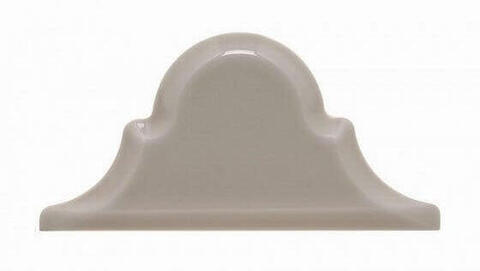 Adex Renaissance Arabesco Biselado Remate Silver Sands 7.5x15