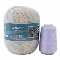 Пряжа "Норка" длинноворсовая, Пух норки-90 % Полиамид-10 %