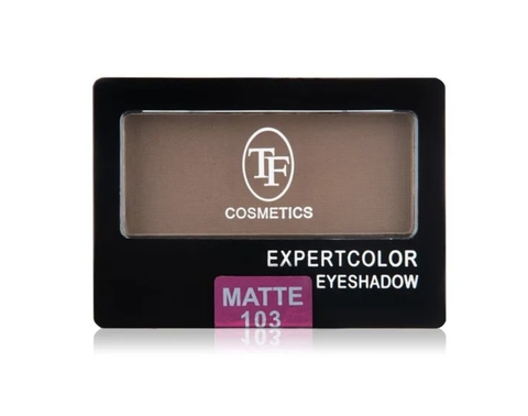 TF Тени для век компактные ExpertColor EyeShadow Mono тон 103 молочный шоколад/матовый