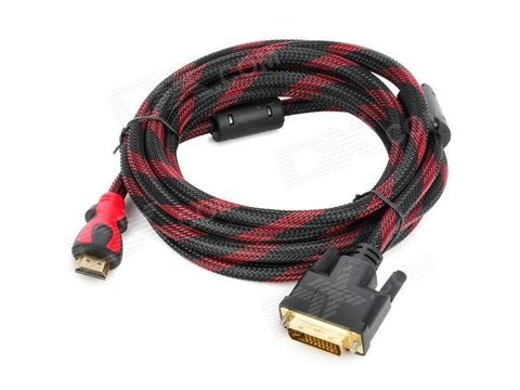 HDMI - DVI 3 метра - Кабель  провод  шнур HDMI-DVI-D 1.5М