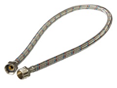 ЗУБР 1/2?, 0.8 м, гайка-штуцер, гибкая подводка для воды (51005-G/S-080)