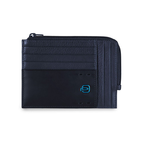 Чехол для кредитных карт Piquadro Pulse, синий, 12х9х1 см