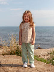 Футболка для девочек Mjölk Sand Leopard